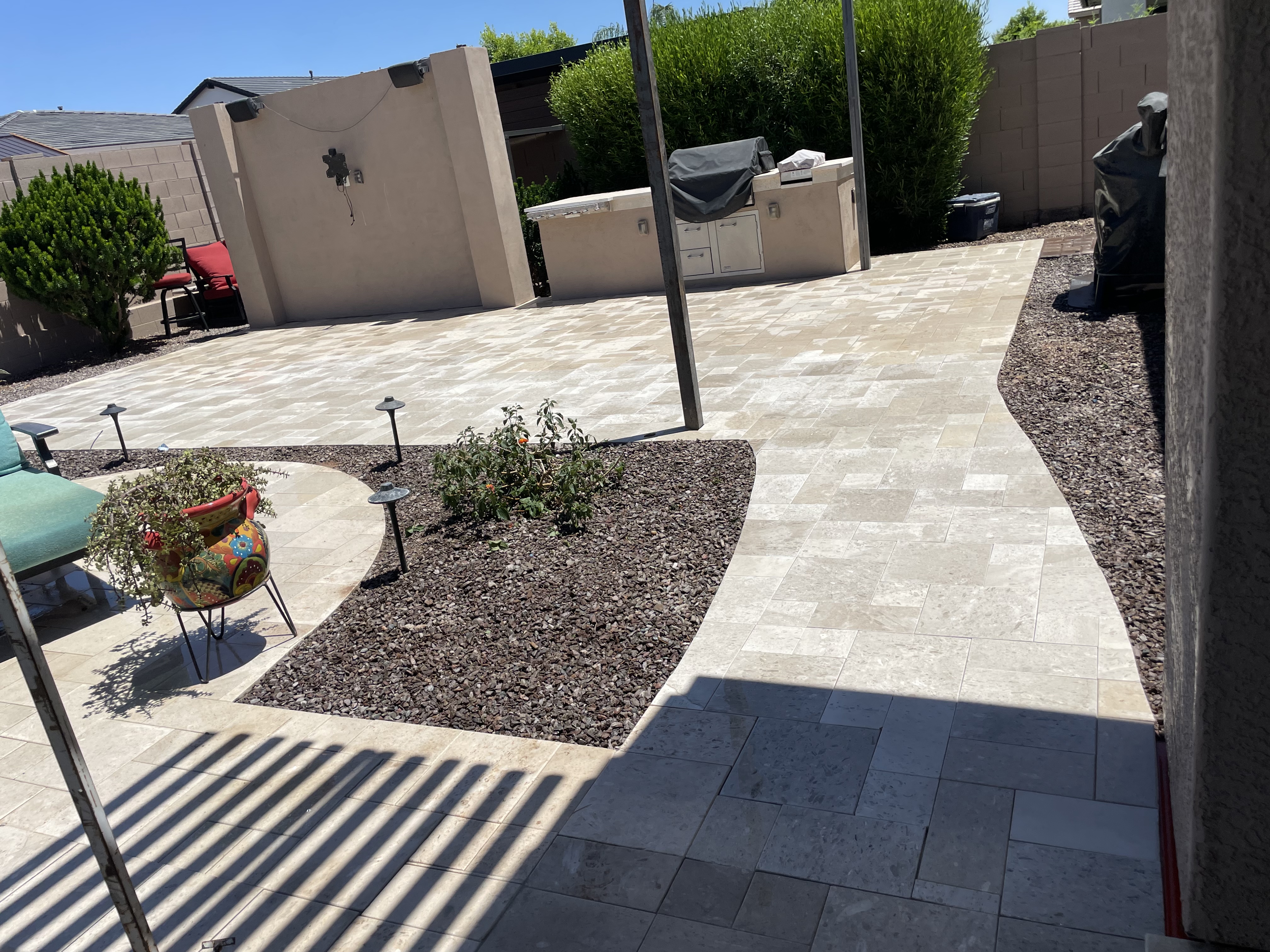 Travertine Patio 2